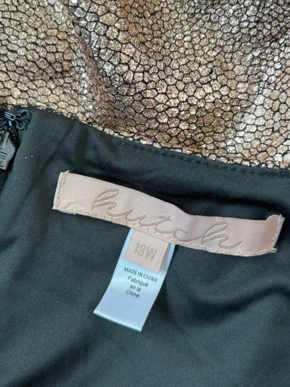 Hutch Gold and Black Vicky Maxi Dress 18W - Picture 6 of 10